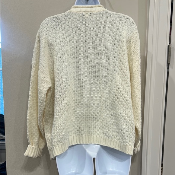 White Stag Cozy Cream Cable Knit Cardigan-  XL - Picture 4 of 4